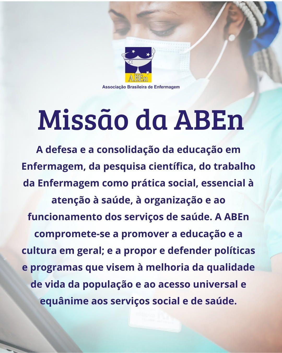 Conheça a ABEn: Missão